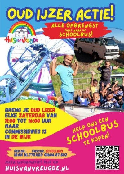 Oud ijzer voor de Schoolbus!